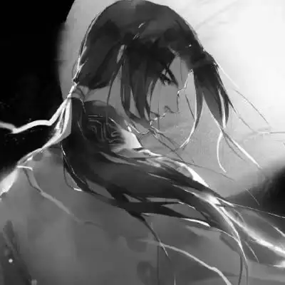 古风头像黑白男 高冷帅气的古风头像男仙风道骨黑白图片_男生动漫头像