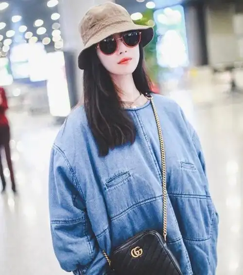 早秋愁搭配32岁倪妮气质轻熟机场街拍教科书式穿搭学起来