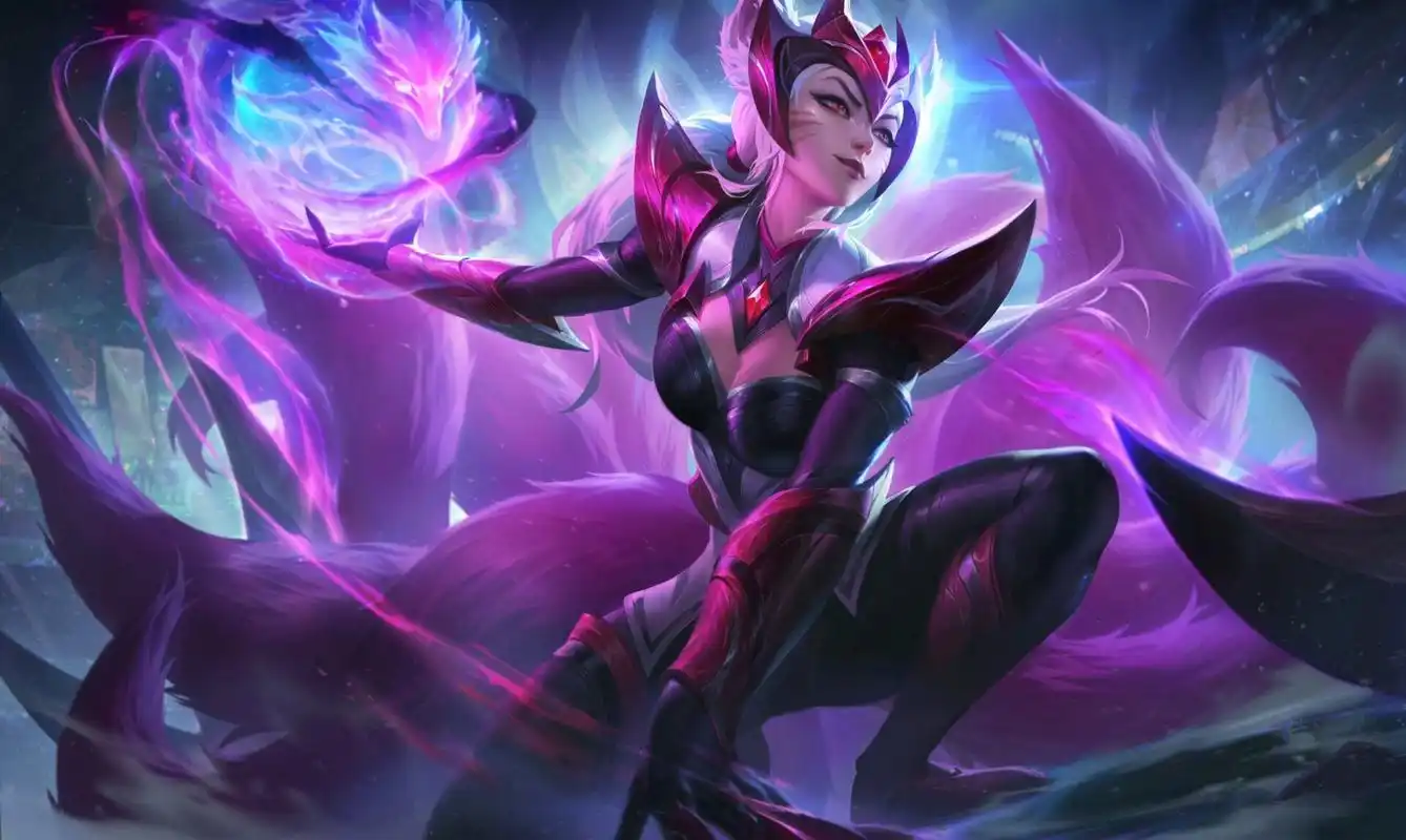 lol九尾妖狐 阿狸 全部高清皮肤原画分享 高清原画持续分享中