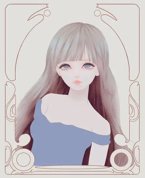 十二星座系列 之 《水瓶座》|插画|商业插画|魔法少女gq - 原创作品