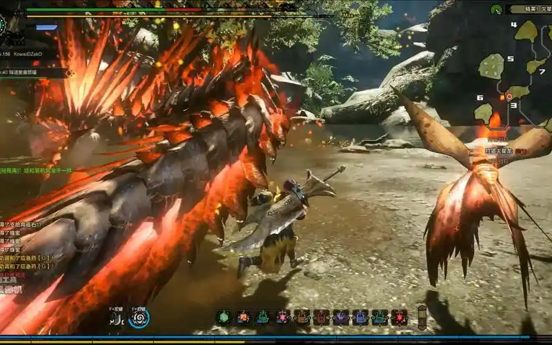 【断尾之王】《怪物猎人ol》尾巴猎人的灭星龙全破教科书