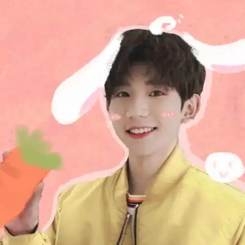 [tfboys][分享]190125 绝世大可爱王源出现,今天是粉白粉白的小兔纸