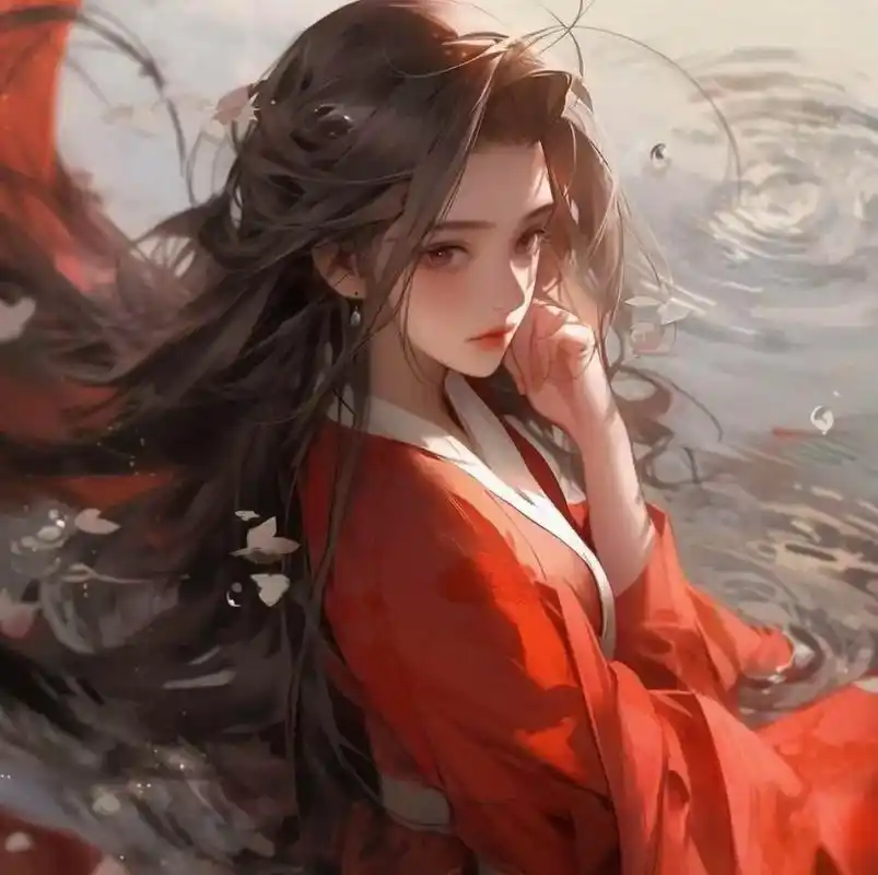 随便发几张嫁衣图,网上找的,勿喷,随意拿#绝美古风 #红衣古 - 抖音