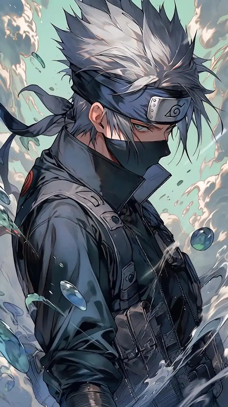 最后一张是真的帅!#上热门 #火影忍者 #卡卡西 #壁纸#m - 抖音