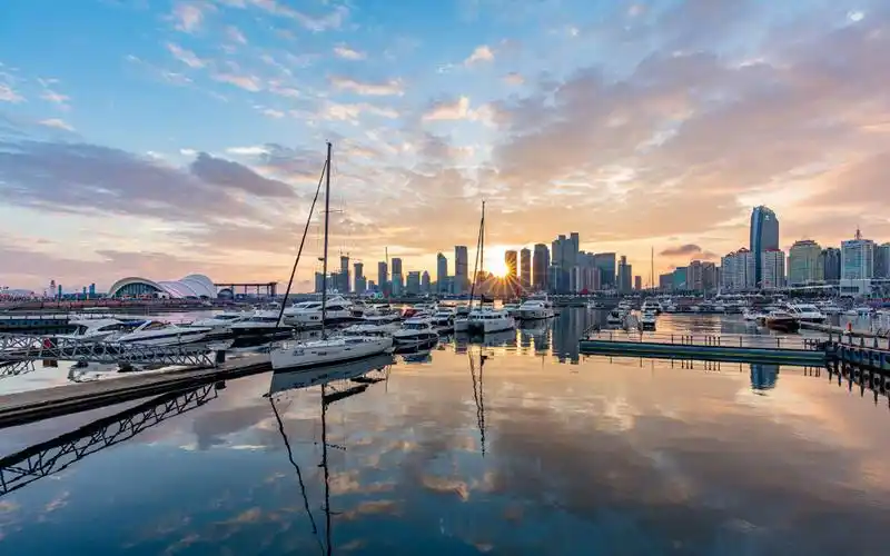 山东青岛建筑风景图片桌面壁纸