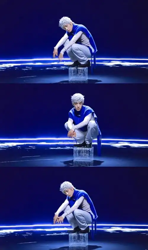 肖战×时尚芭莎银发精灵造型 cr:私藏桃涡