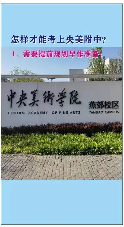怎样才能考上央美附中?