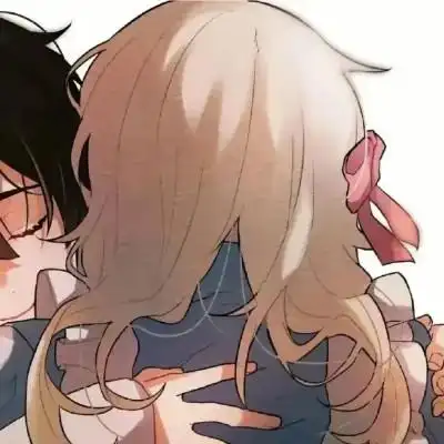 超火甜蜜的动漫情头一对两张图片_情侣动漫头像_头像屋