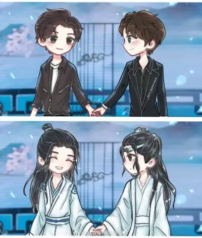 博君一肖超话漫画王一博肖战