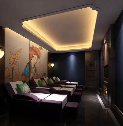 花悦四季足浴现代简约装修效果图