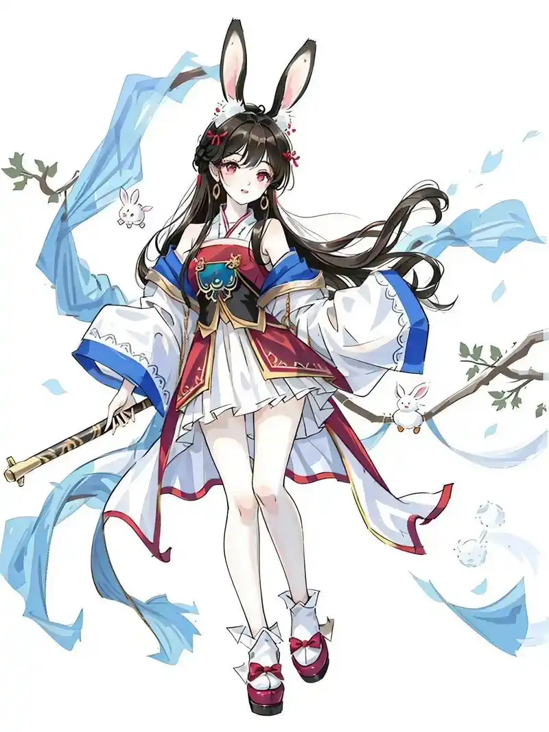 绘画素材|国风动漫少女.#立绘 #同人图 #角色设计 #古风 - 抖音