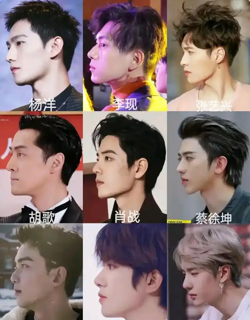 9位顶流男明星侧脸照盘点.