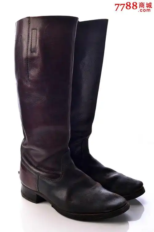 二战日军鬼子军官正牛皮骑兵马靴