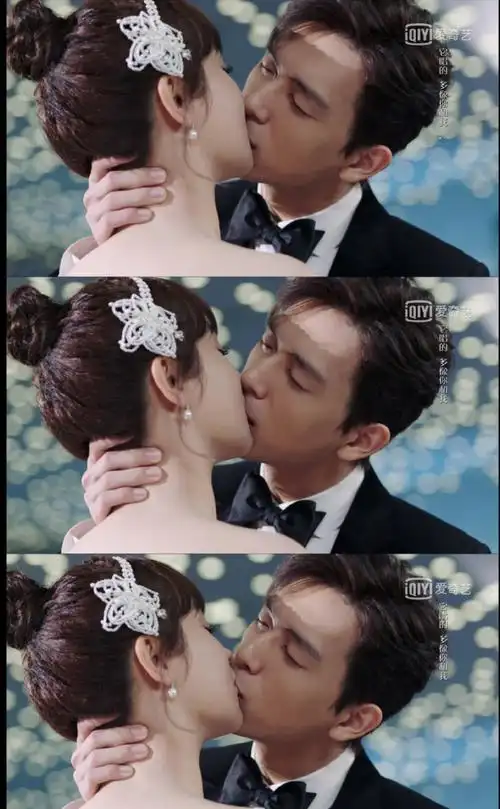 杨紫李现吻戏特写bg就是坠吊的