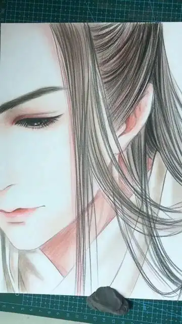 教你如何画古风帅哥的侧脸,学会之后你就是绘画大师