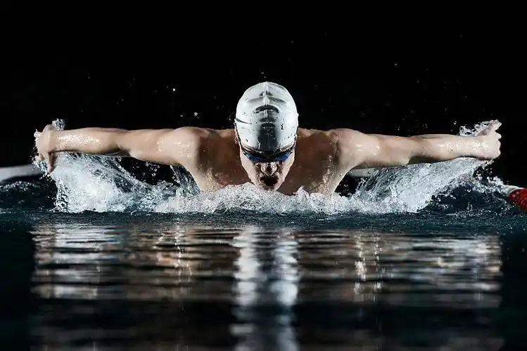 专业的游泳运动员图片下载
