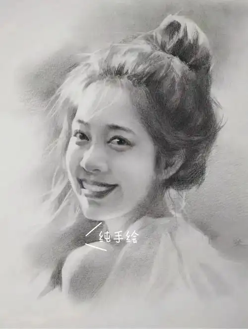 素描画像定制手绘彩铅画代画人物画肖像画真人照片转手绘画全身画#手