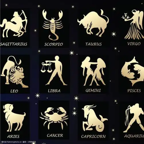 12星座矢量素材图片