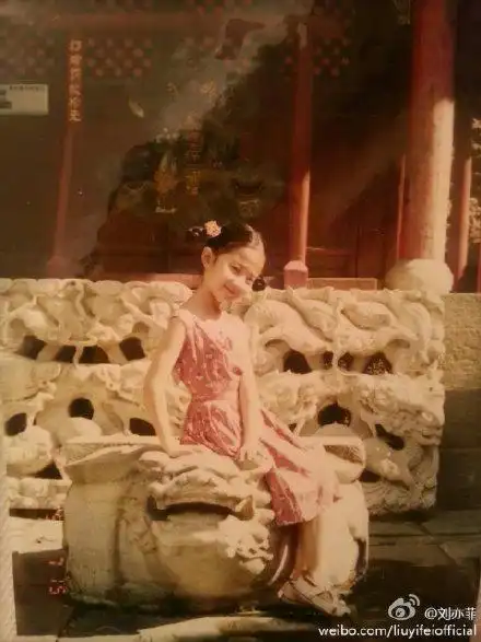 刘亦菲童年表演照曝光灵气十足从小美到大