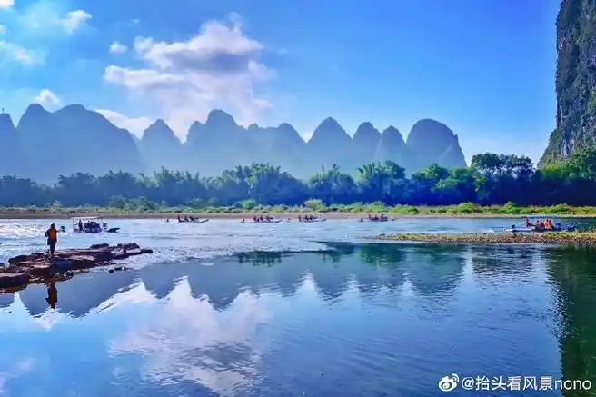 从晴天到雨天,尽管是同一片山水,但每一次来到,都会遇见不同的风景