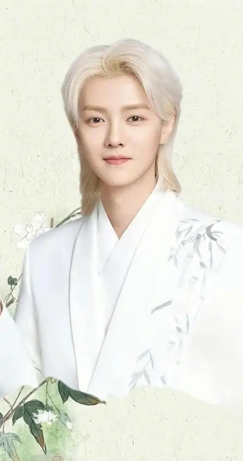 鹿晗新中式造型#梦回陈长生,看到今天的新造型,一袭白衣公子陌如玉.