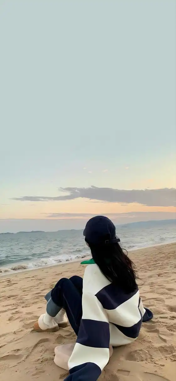 不露脸背影氛围感女生手机壁纸 676767 茫茫人海,总会有那么一