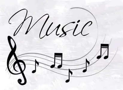 主题作文集卡拉 ok 主题标志及海报组合多彩的鼓手和歌手音乐主题证书