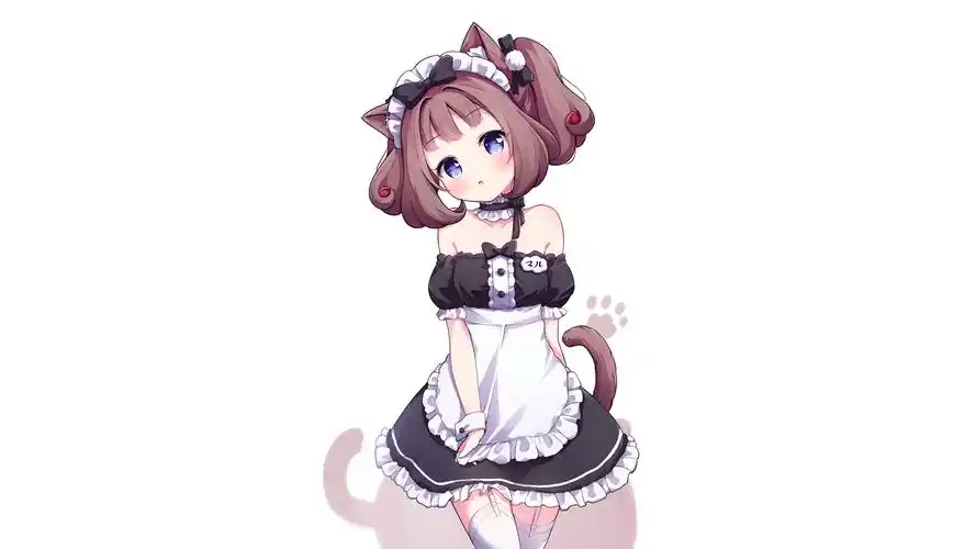 二次元美女性感动人桌面壁纸