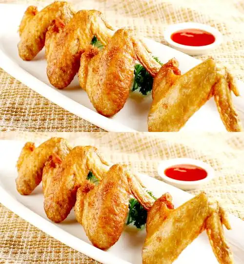 调制蒜香味鸡全翅腌制半成品茶餐厅休闲小吃外卖店油炸烧烤半成品