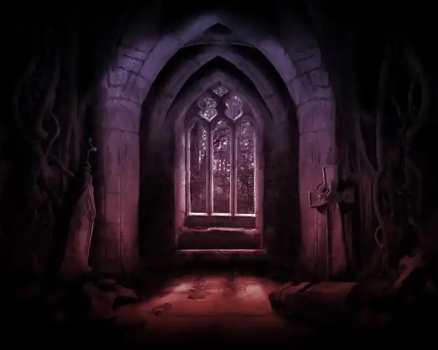 吓人,房间,黑暗,窗口 壁纸