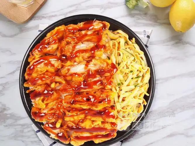 蜜汁脆皮鸡饭图片