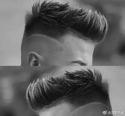 九种帅气男士发型飞机头发型