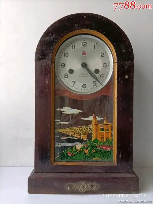 处理七八十年代上海三五老座钟长江大桥_价格20元_第1张