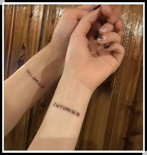 恋爱时纹的情侣纹身,分手后如何处理?_风闻