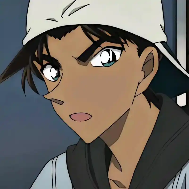 服部平次真的帅#动漫 #名侦探柯南 #动漫男头 #头像分享  - 抖音