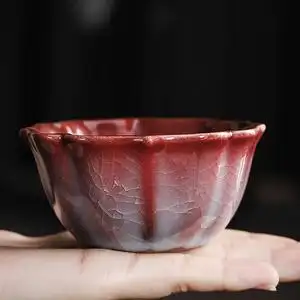 红炉点雪主人杯茶碗窑变陶瓷茶杯品茗杯单杯茶盏功夫茶具大号茶杯