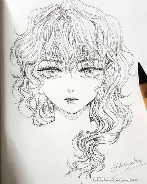 铅笔画  动漫人物真的是很常见,现在越来越多的00后想要学画动漫人物