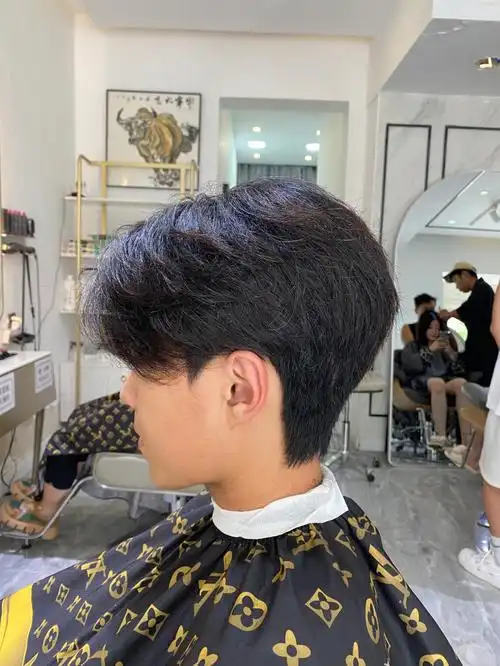 男生韩式发型中分偏分三七分
