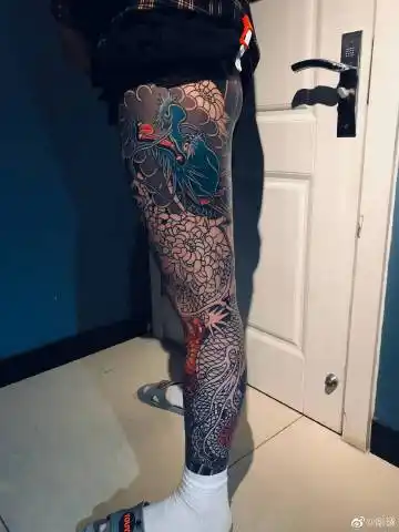 最近的工作 老传统盘腿龙 花腿龙  山东老传统纹身店  彫琢作品 陆续