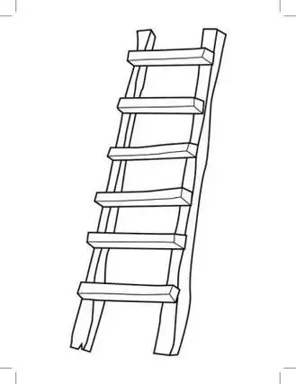 滑滑梯梯子简笔画卡通幼儿简笔画大全之滑滑梯儿童梯形简笔画图片大全