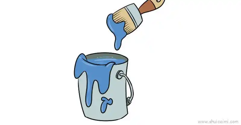 油漆桶儿童画怎么画油漆桶简笔画图片大全