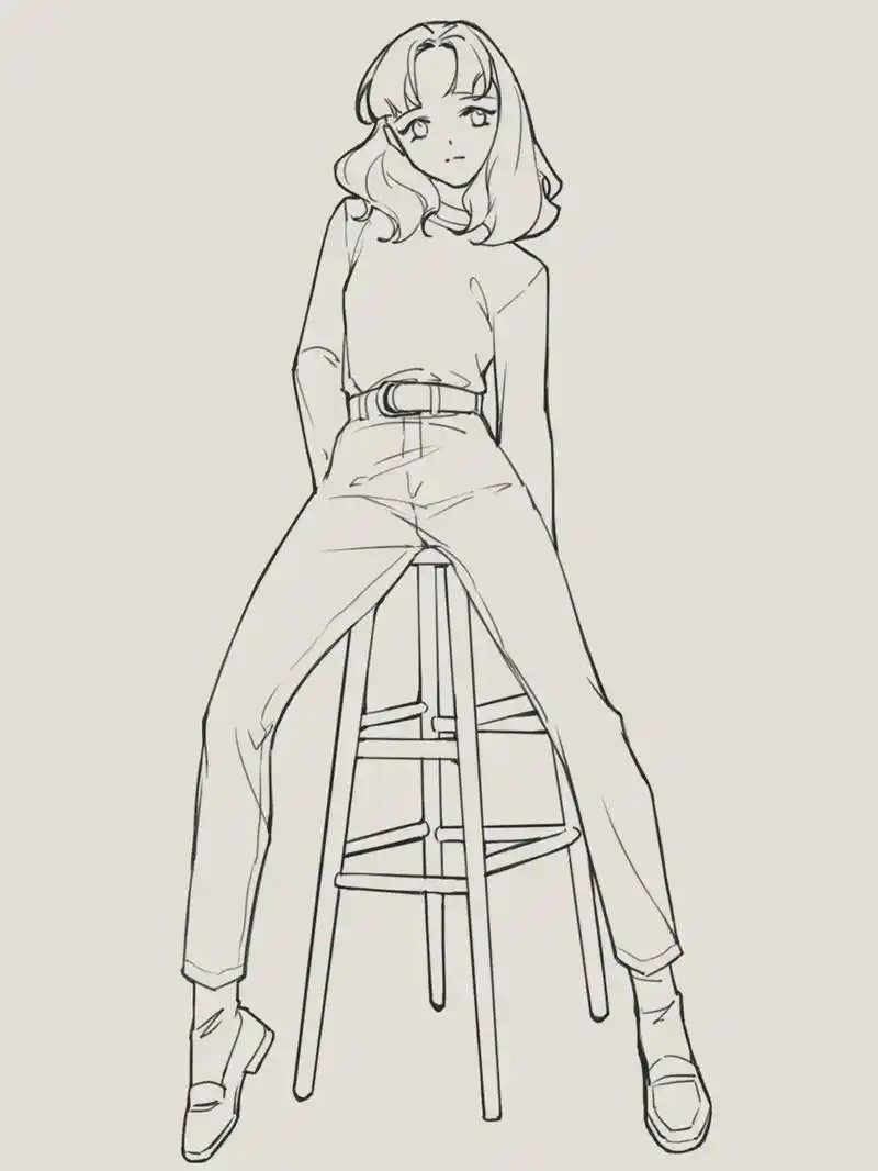 日绘129人物速写丨人体结构练习