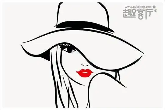 人物简笔画女人步骤