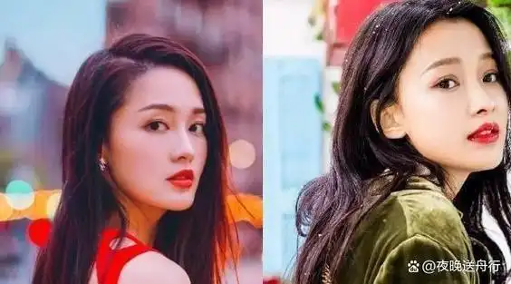 她们是两位女明星,孙怡和李沁.一个活泼俏皮,一个温柔大方.