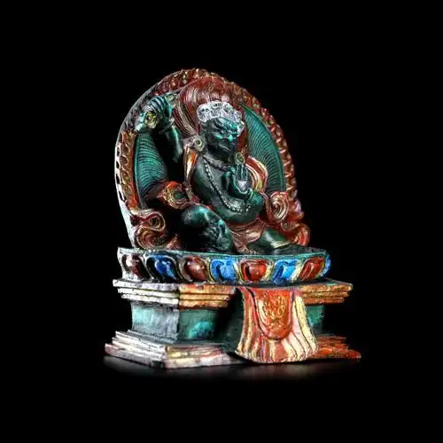 不动明王象艺术收藏藏传佛教树脂佛像金刚手四臂观音六臂大黑天商务