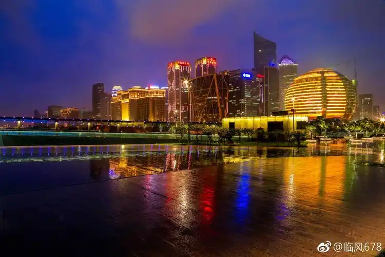 醉美杭州新城夜色