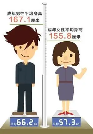 中国男女性成人平均身高出炉 中国男女性成人平均身高是多少?[多图]