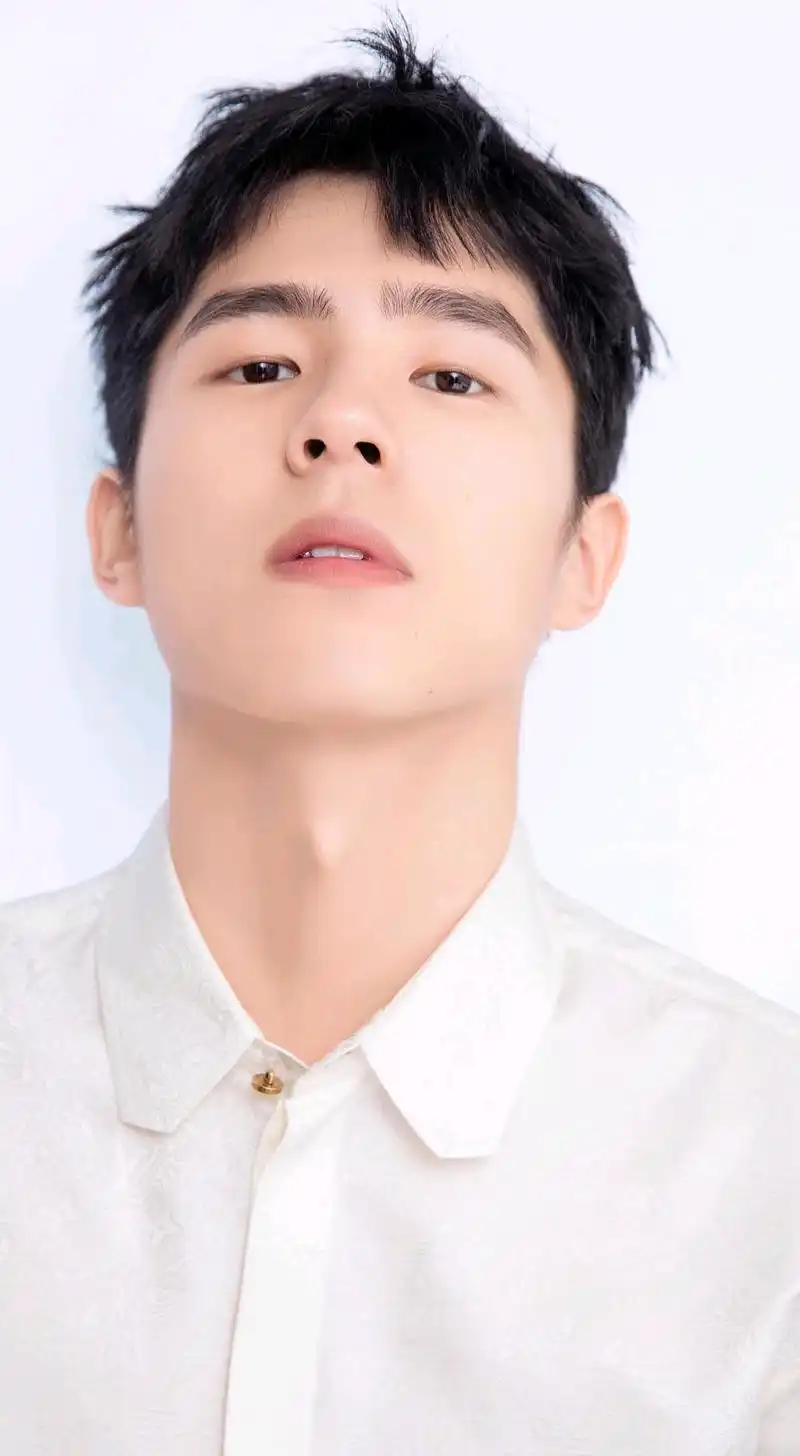 刘昊然白色衬衣照,清爽帅气少年感满满