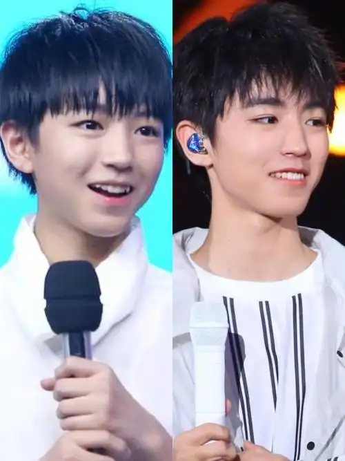 王俊凯成长对比图 这种陪你长大的感觉真好