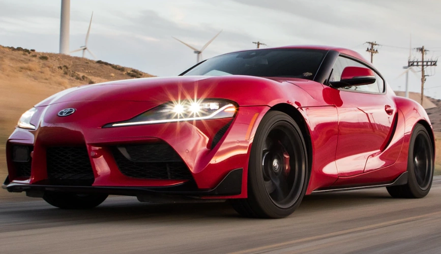 "toyota supra"极炫的红,酷炫的热情!